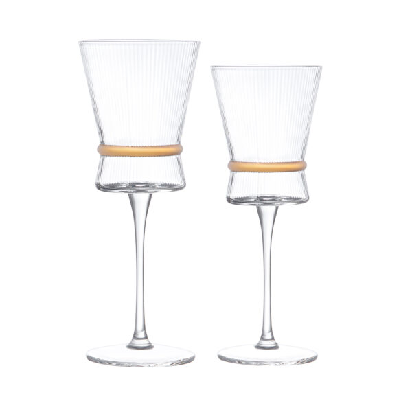 GOLD Kinglet Collection Glassware