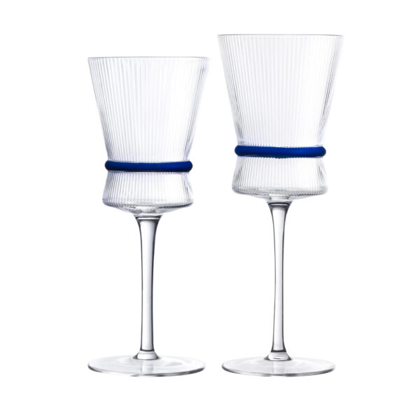 BLUE KINGLET COLLECTION GLASSWARE